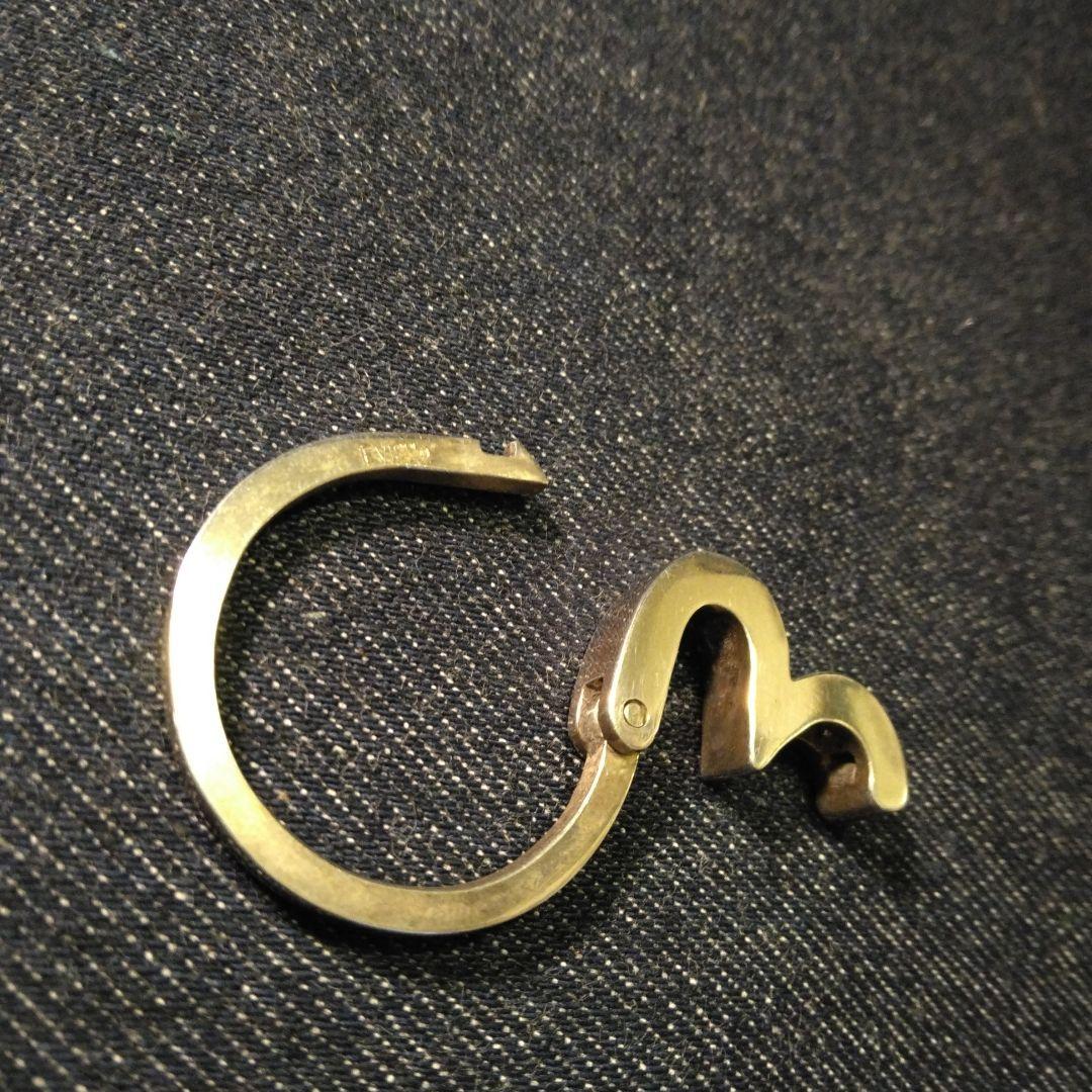 EVISU キーホルダー　デツドストツク　SILVER 製