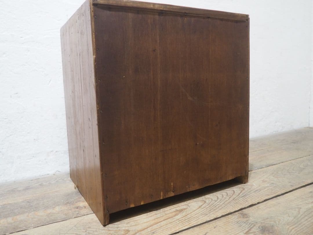 1308 ヴィンテージ　レトロな小引き出し　収納棚　書類ケース　古家具　古道具