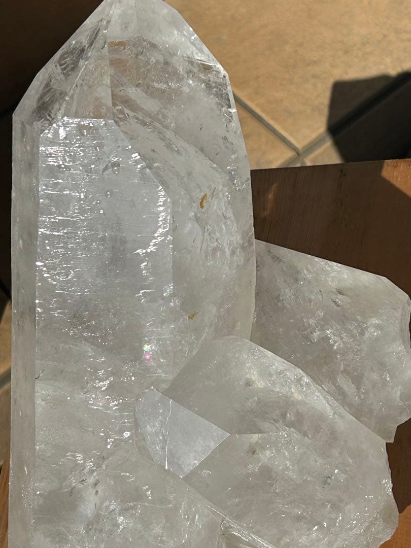 最高品質の水晶ブラジル　レインボー入143万‼️春の大特価