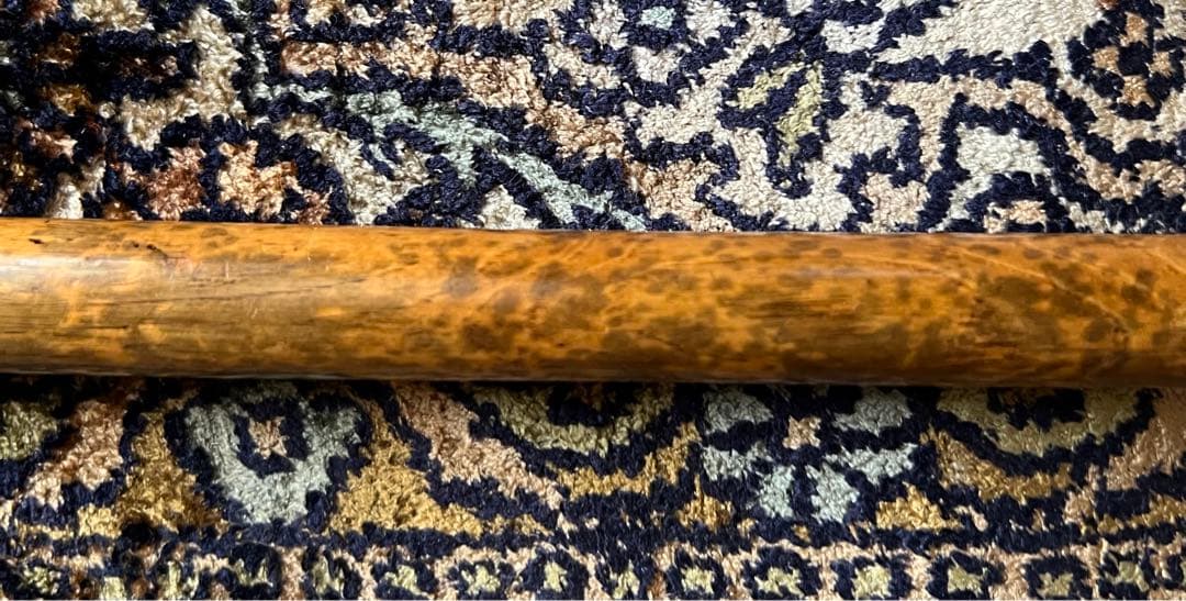 ステッキ杖【スネークウッド、12金】