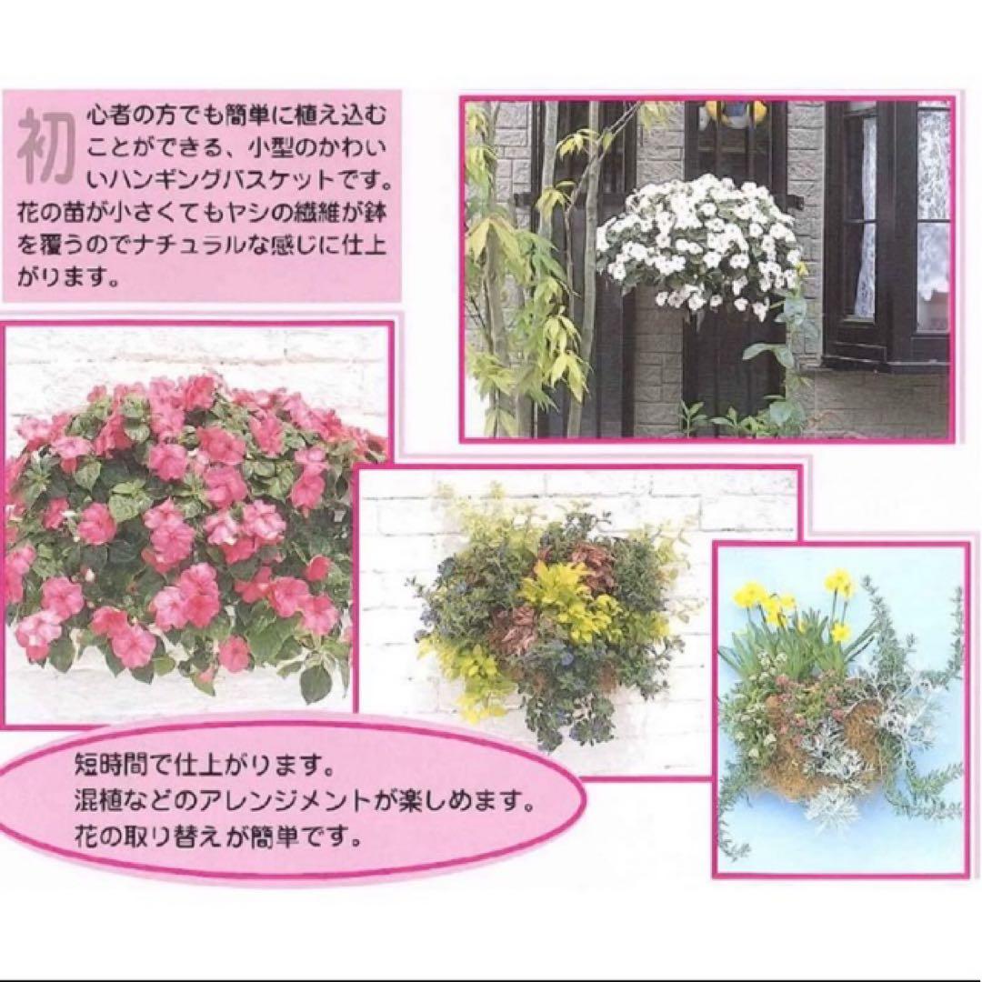 伊藤商事プチバスケット WB-25 ハンギングバスケット24個入　 ヤシマット付