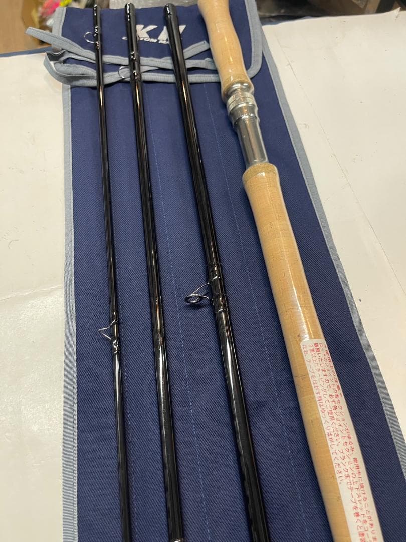 KⅡ猫王14.8ｆｔ　9/10　フライフィッシング　フライロッド　フライリール