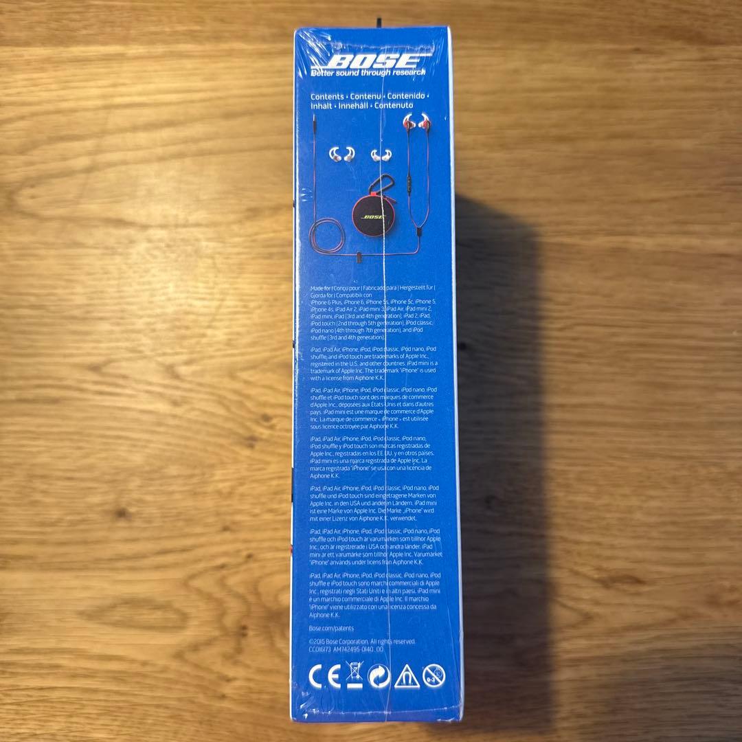 【新品・未使用】Bose有線イヤホン SoundSport【正規品】