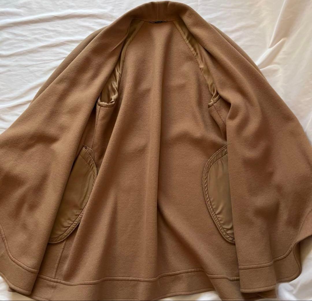 ひさこカシミヤ　ショールカラーコート