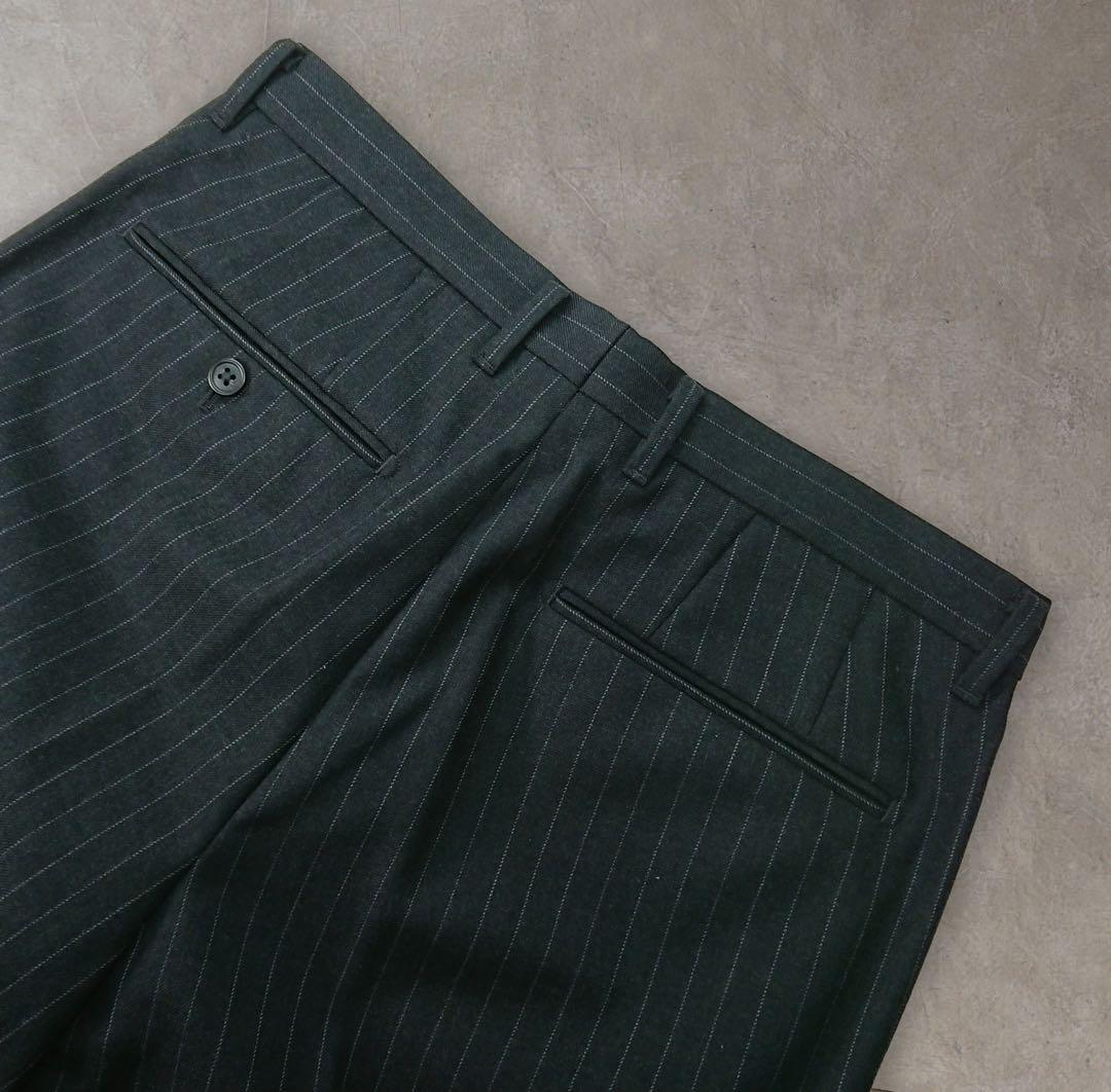 【美品】ユニクロ ジルサンダー +J セットアップ スーツ ブラック ストライプ