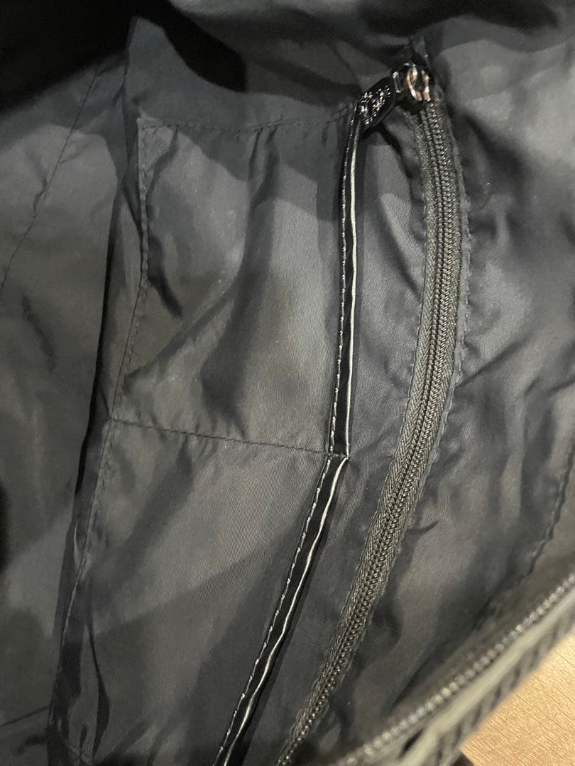 MARK&LONA ブラック ゲージカモトートバッグ