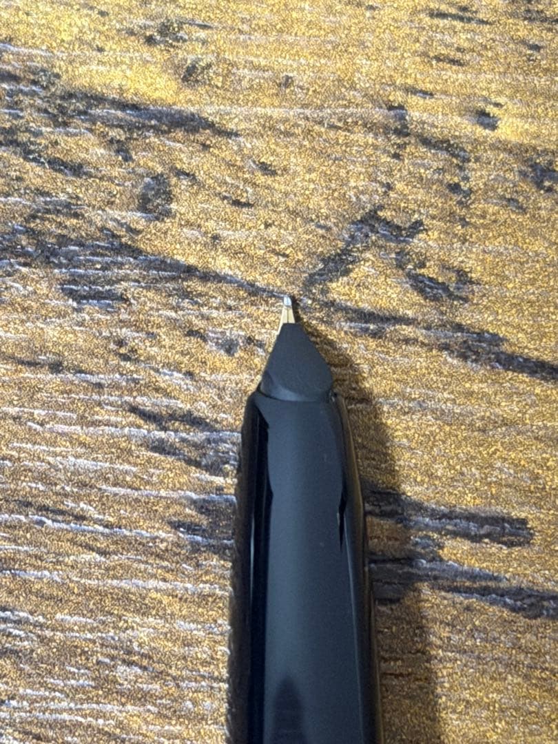 筆記確認＆洗浄済　1960年代　モンブラン　12 万年筆 18金　ゴールド　細字