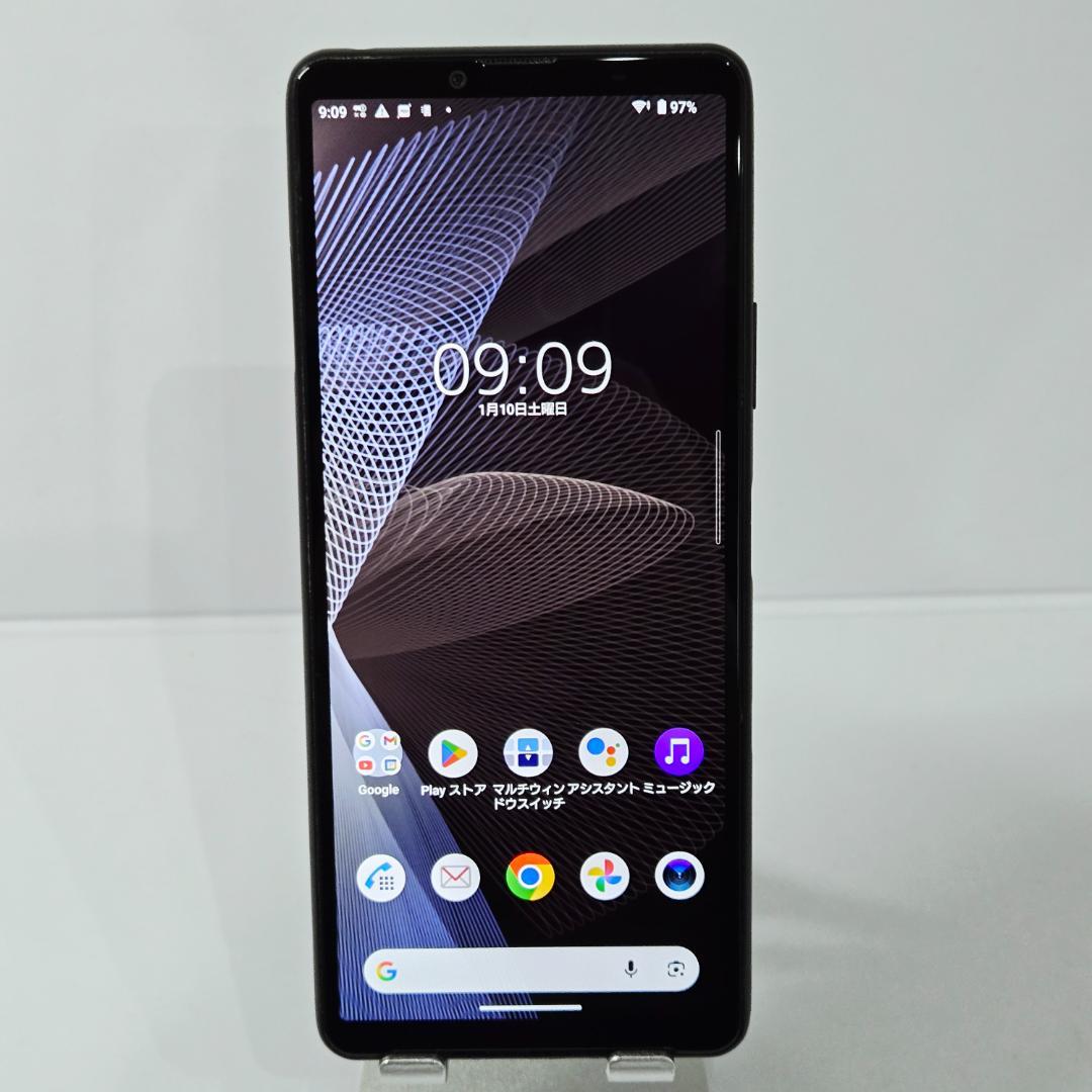 02 Xperia 10 ⅲ ブラック SIMフリー 美品