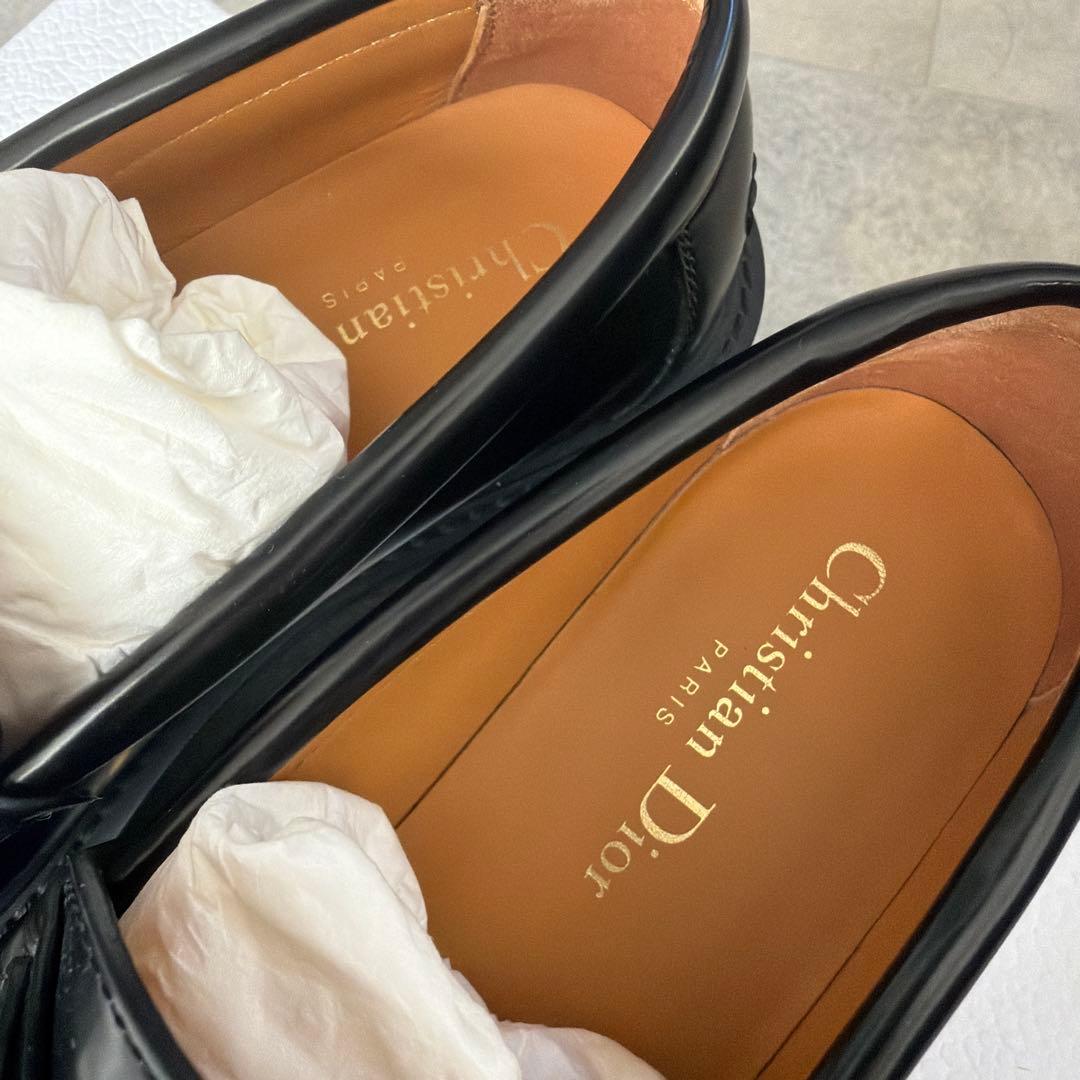 Christian Dior ブラックローファー