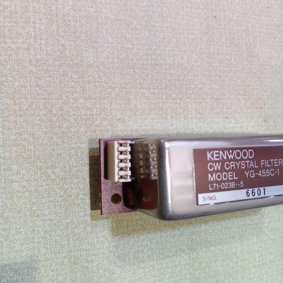 KENWOOD CWクリスタルフィルター YG-455C-1 500HZ 中古