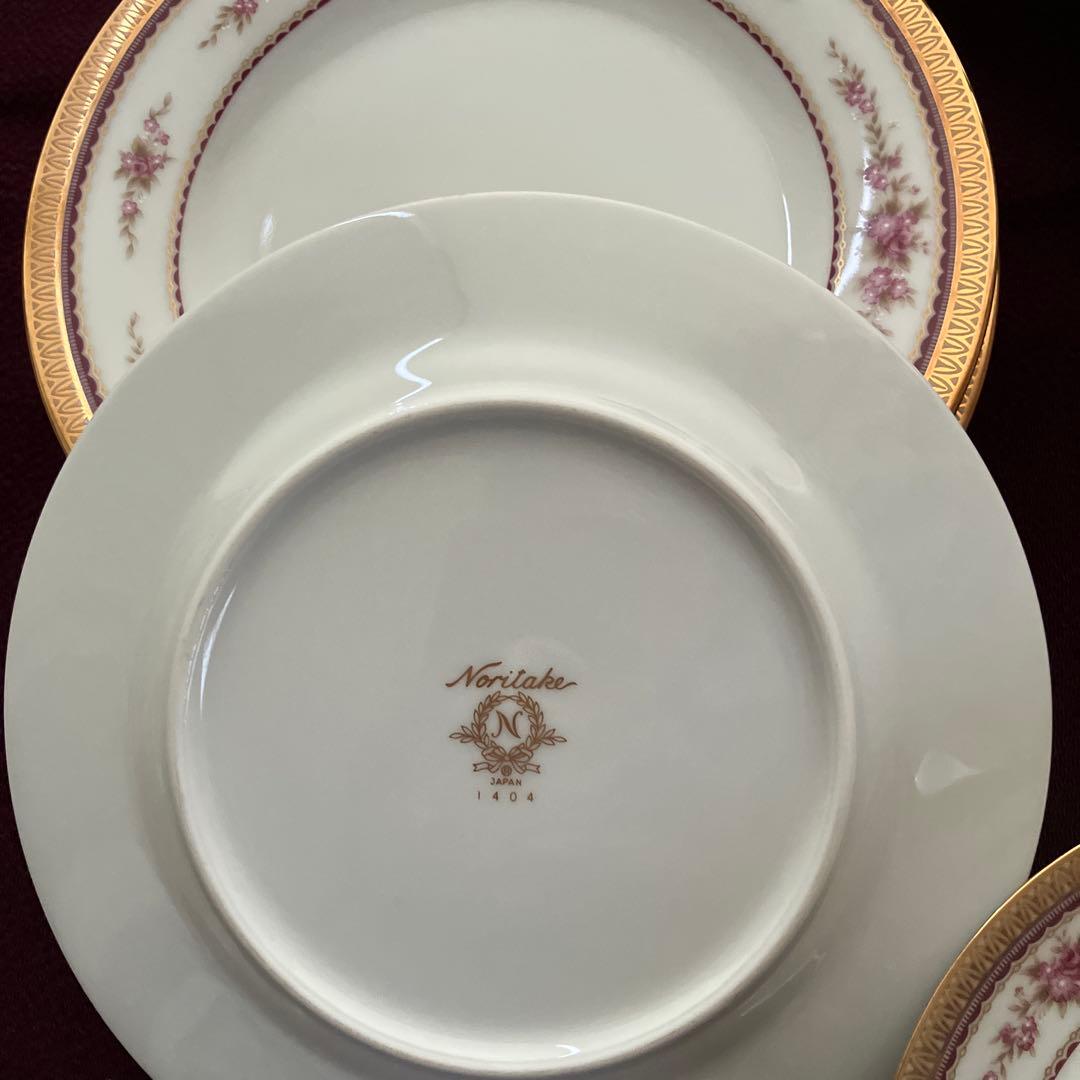 値下げしました。美品ノリタケの花柄デザイン食器セット5人分