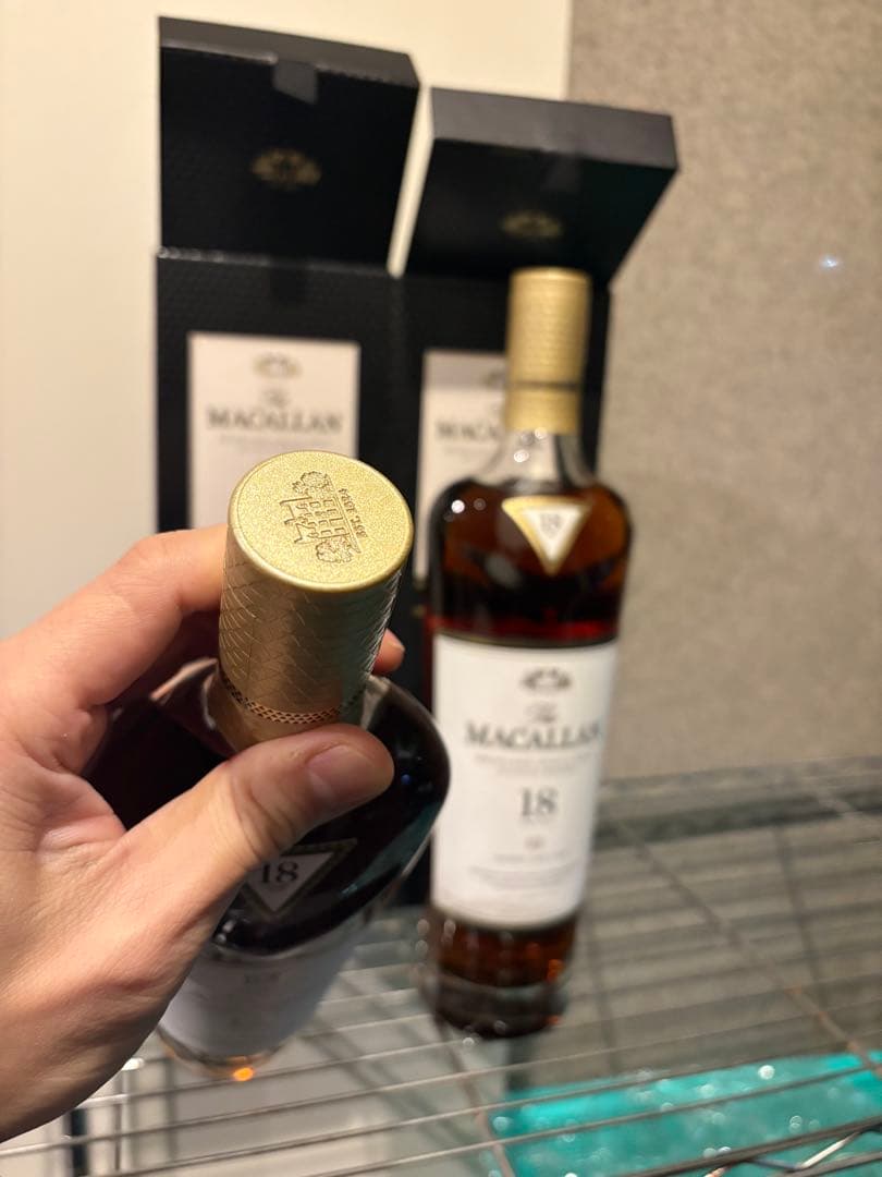 The Macallan 18年 シングルモルトウイスキー 2本セット　箱付き
