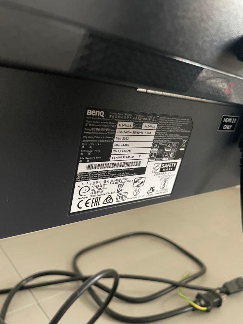 BenQ Zowieゲーミングモニター XL2411K-B