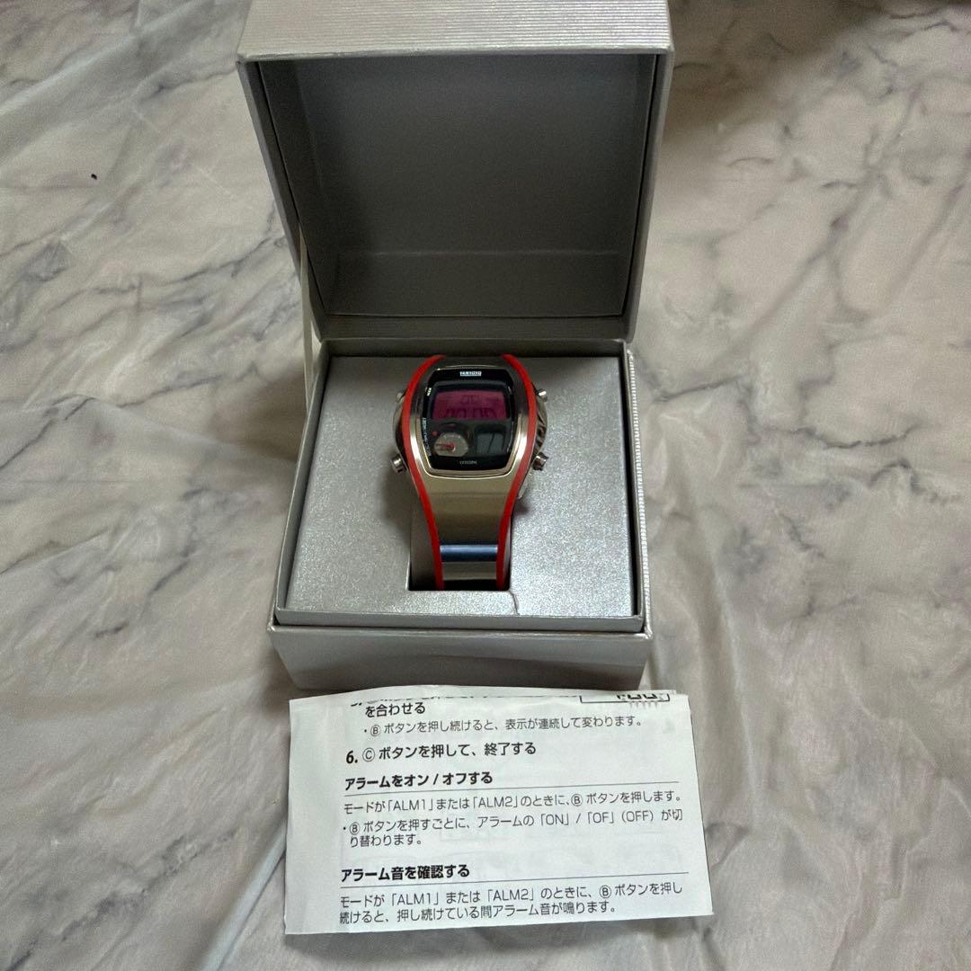 激レア　CITIZEN インディペンデント　c-351 レッド デジアナ