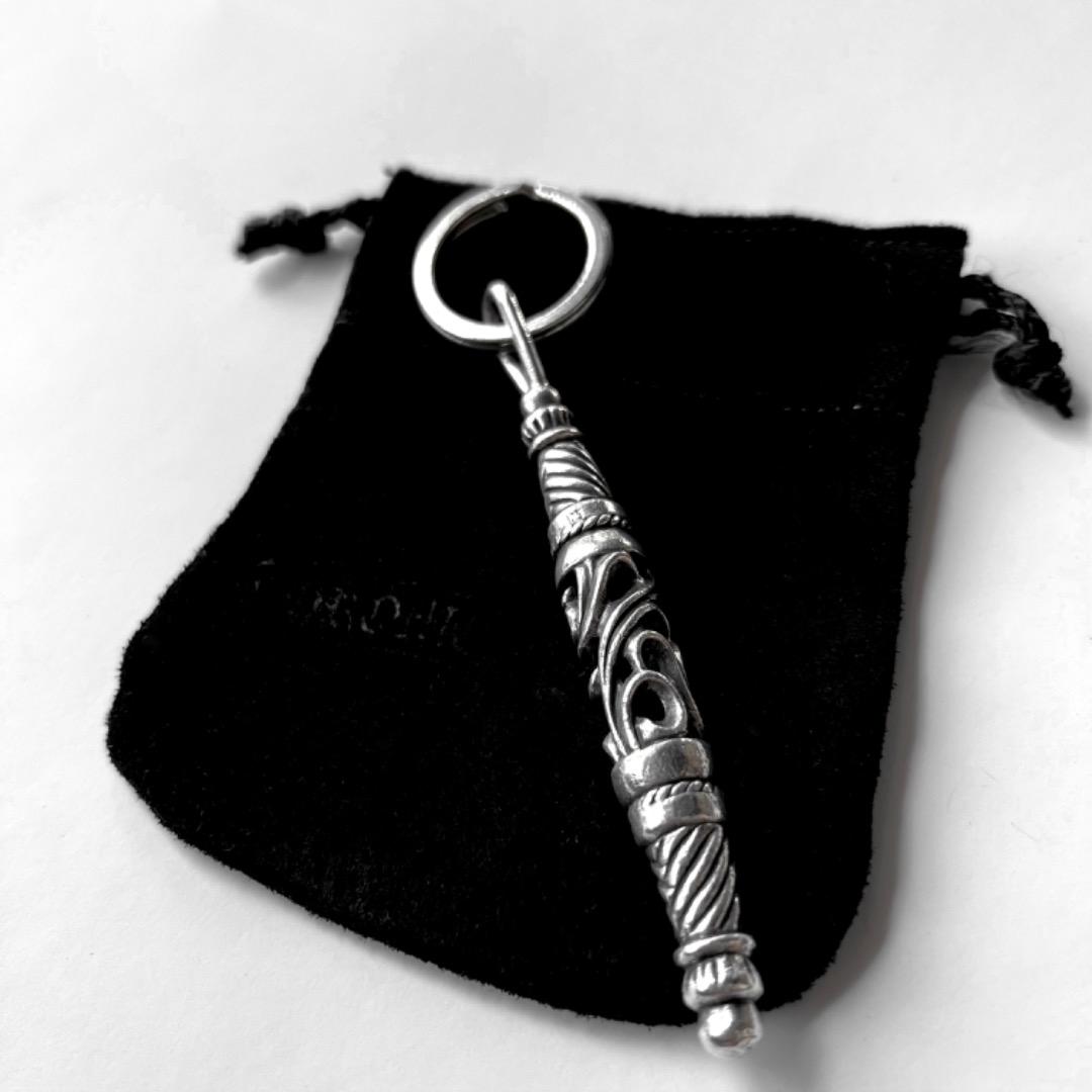 正規 クロムハーツ SMALL ROLLER スモール ローラー キーホルダー