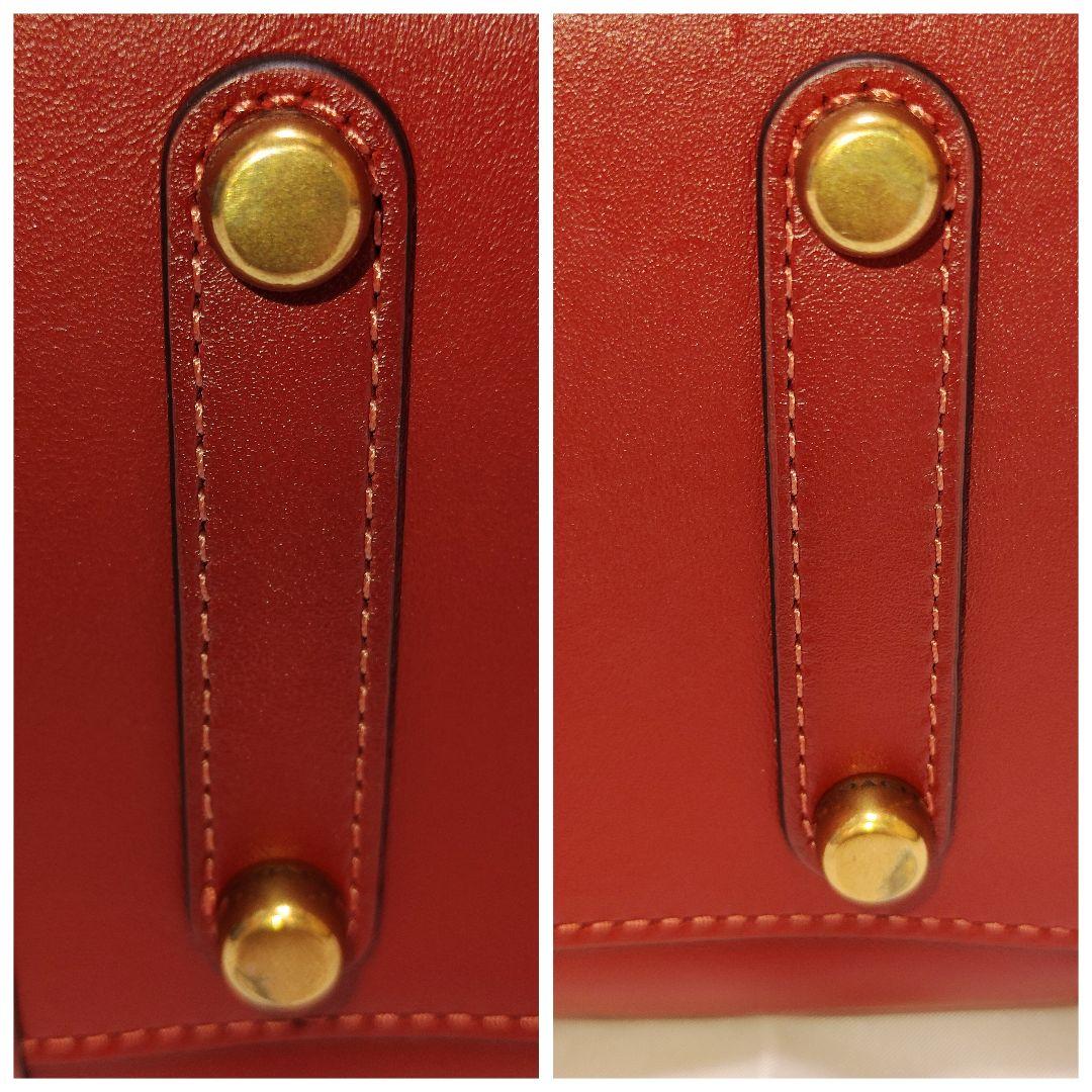 極美品✨コーチ ローグ25 3way カラーブロック　ワインレッド