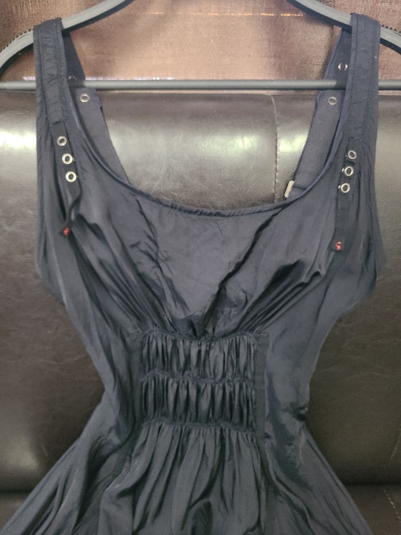 マリテフランソワジルボー濃紺キャミワンピース