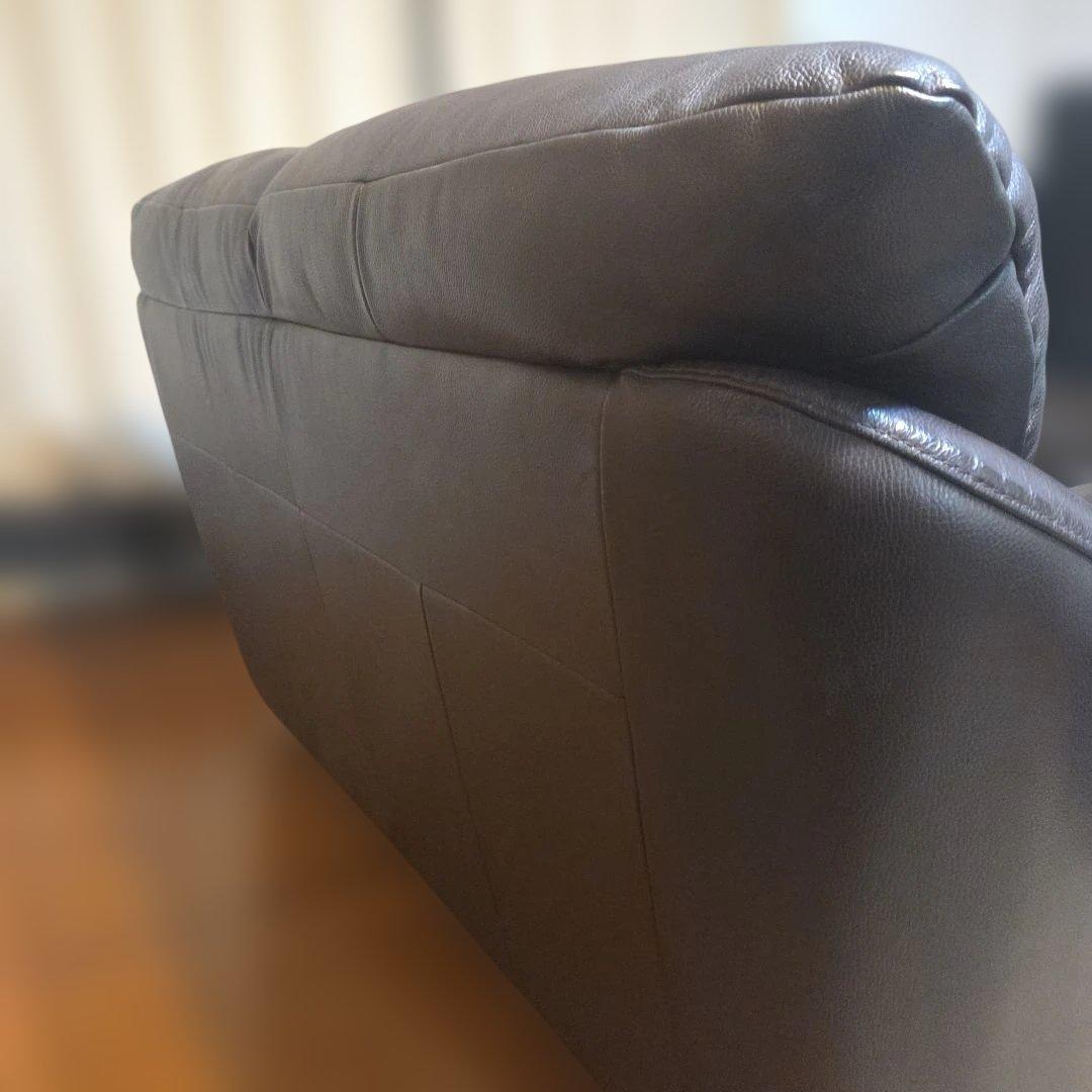 IDC大塚家具 ブラウン レザー ソファ　本皮　横須賀市から