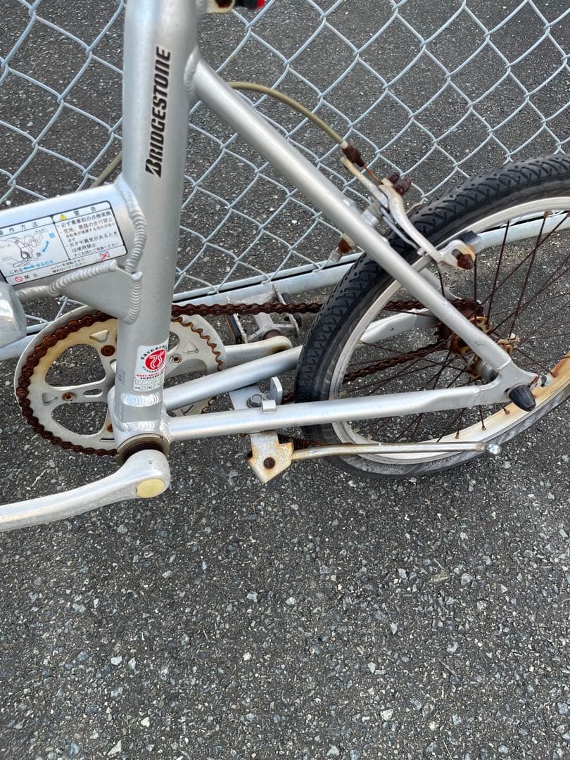 未整備　BRIDGESTONE TRANSIT aluminium 18インチ