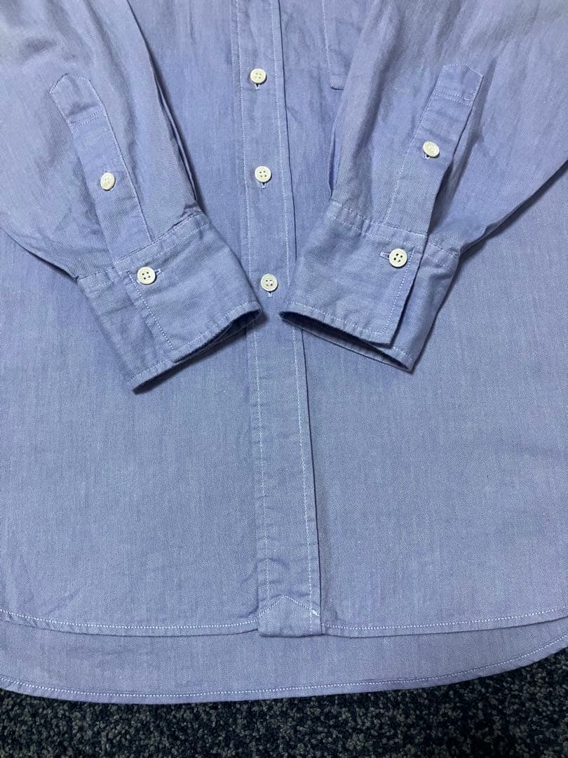 【美品】Spick&Span オックスルーズシャツ　サックスブルー
