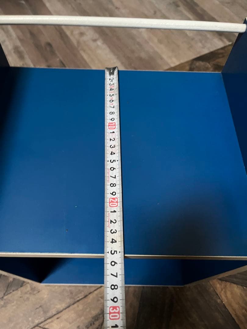 レトロポップ 棚 昭和レトロ 当時物 インテリア 青 ブルー