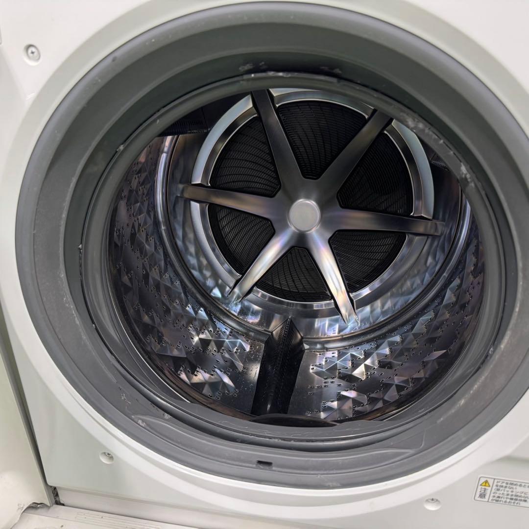 181 関東配送　ドラム式洗濯機　左開き　キューブル　大人気　半年保証込　美品