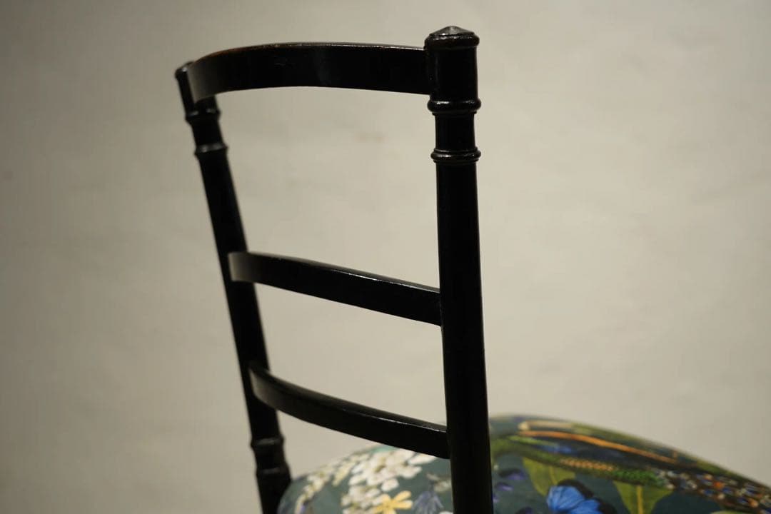 ナポレオンチェア　サロンチェア　椅子　シノワズリ　フランス　アンティーク　孔雀