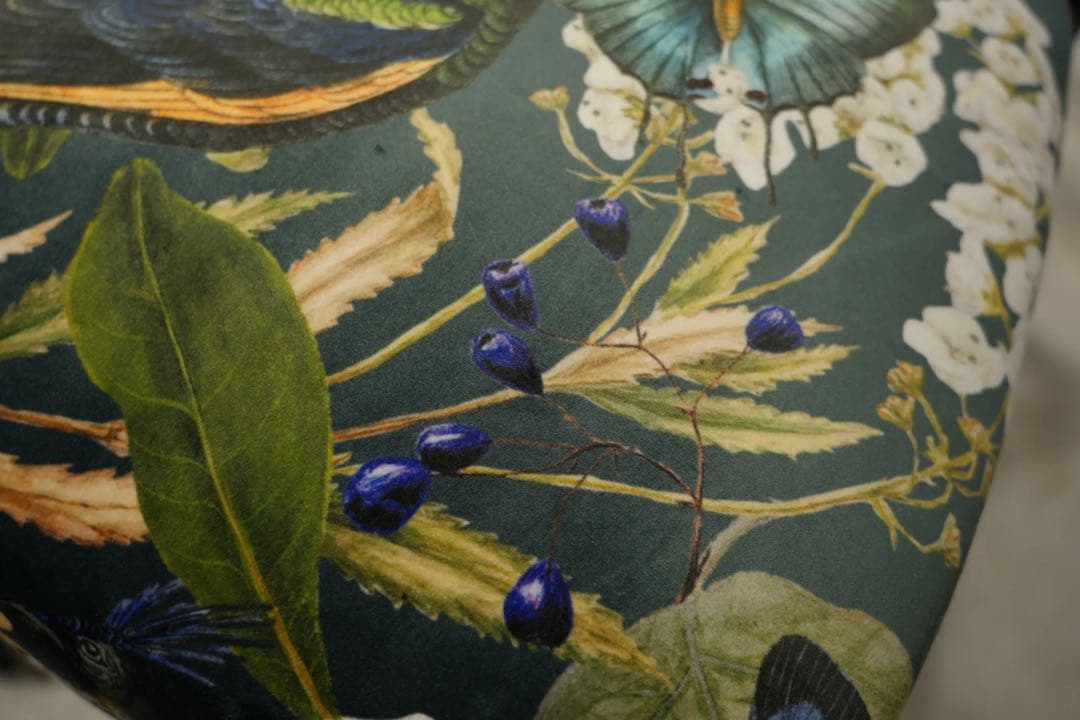 ナポレオンチェア　サロンチェア　椅子　シノワズリ　フランス　アンティーク　孔雀