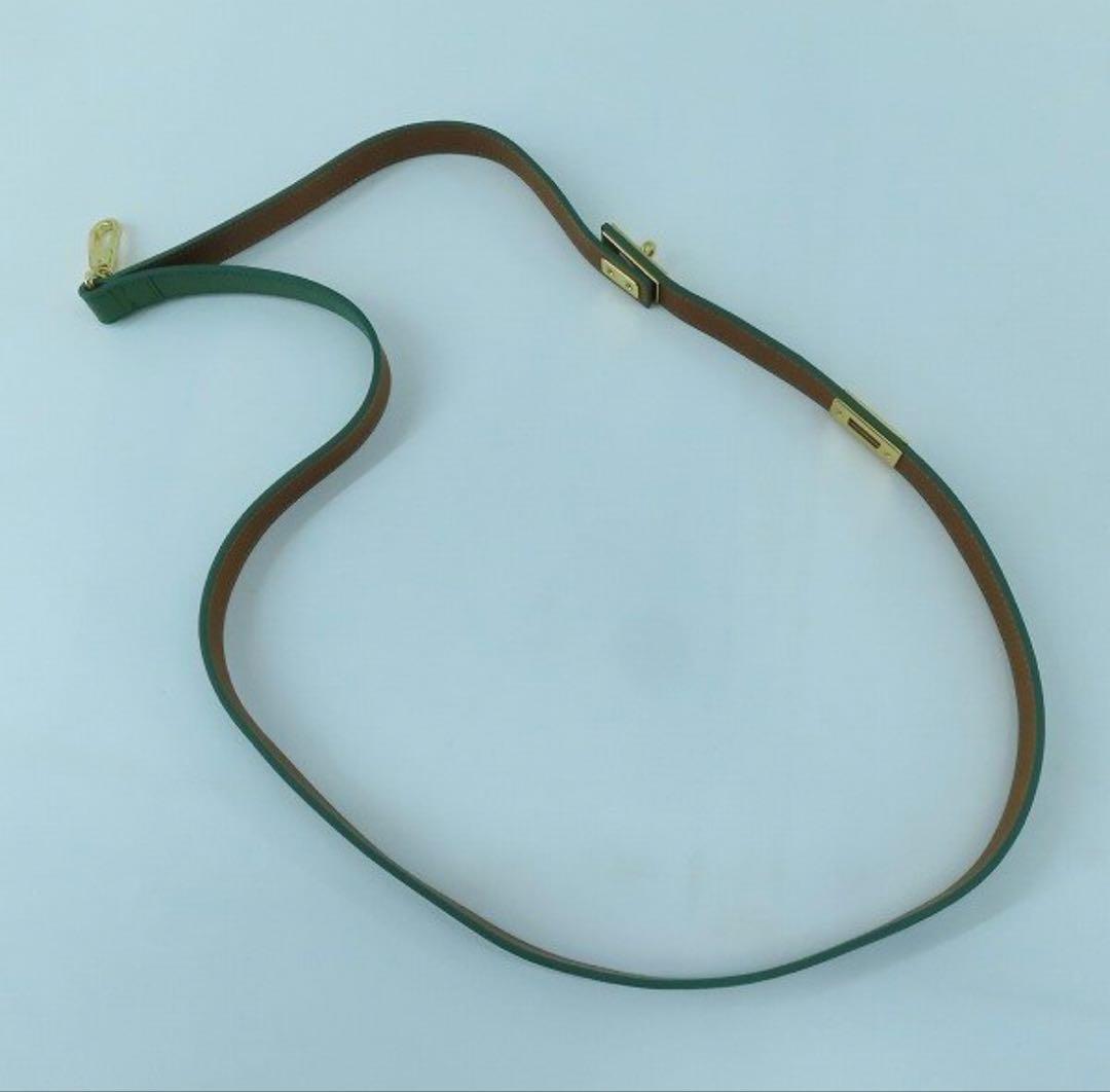 VIOLAd'ORO ヴィオラドーロ スマホショルダーストラップ グリーン　美品