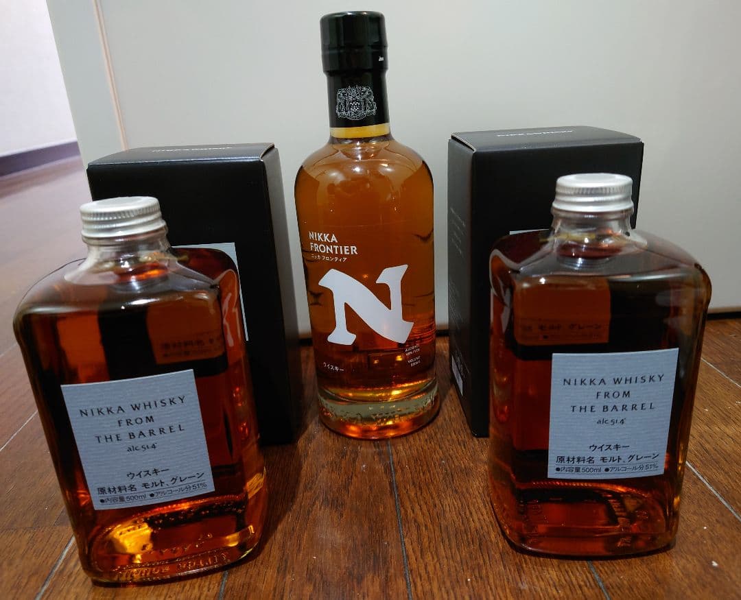 NIKKA WHISKY フロムザバレル2本　フロンティア1本　3本セット