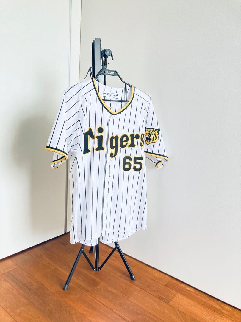 阪神タイガース 湯浅 ユニフォーム　メンズS 湯浅京己　刺繍　ミズノ