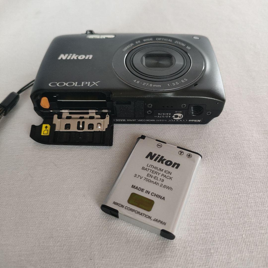 Nikon CooIpix S400 デジタルカメラ ブラック