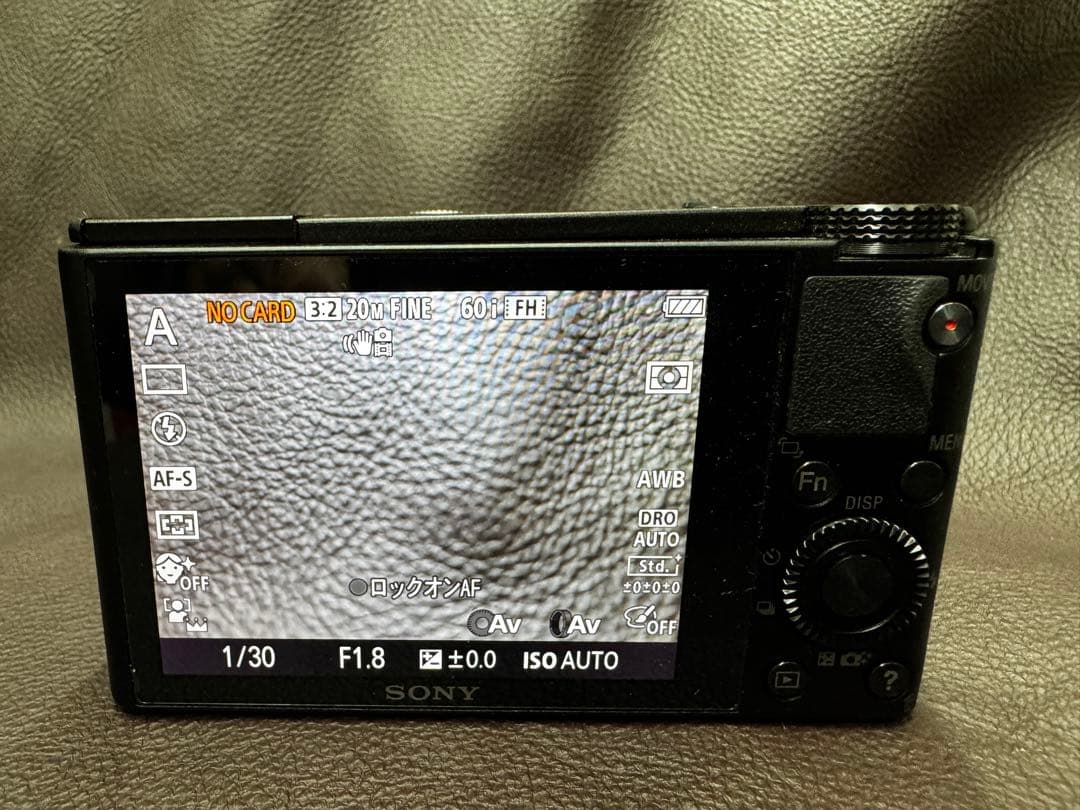 SONY DSC-RX100【ほぼ新品・傷なし・最終型】