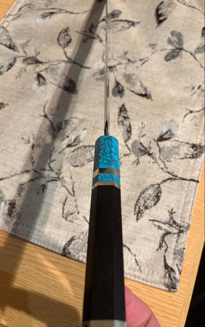 有次 刺身包丁 先丸 白ニ鋼 特製　尺. 刃渡り32cm 日本製