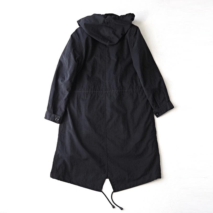 MHL マーガレットハウエル 中綿ライナー付 モッズコート ミリタリー 1 黒