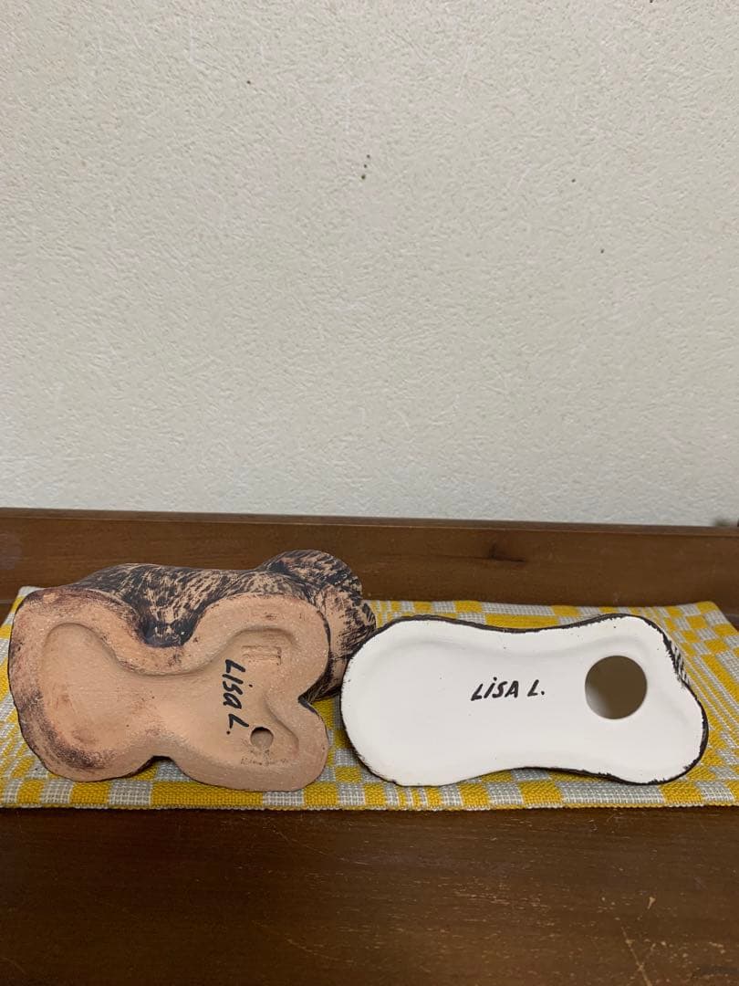 リサラーソン ミニケンネルシリーズ　ルーファス&スカイテリアー　北欧　犬の置物