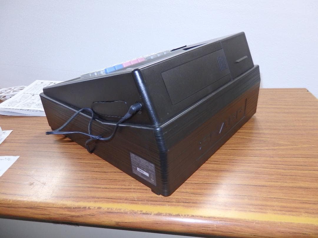 5110 人気の黒 SHARP XE-A147 インボイス レジスター