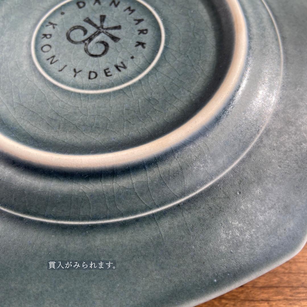 希少 クイストゴー AZUR アズール デザート サラダ 八角型 プレート２客