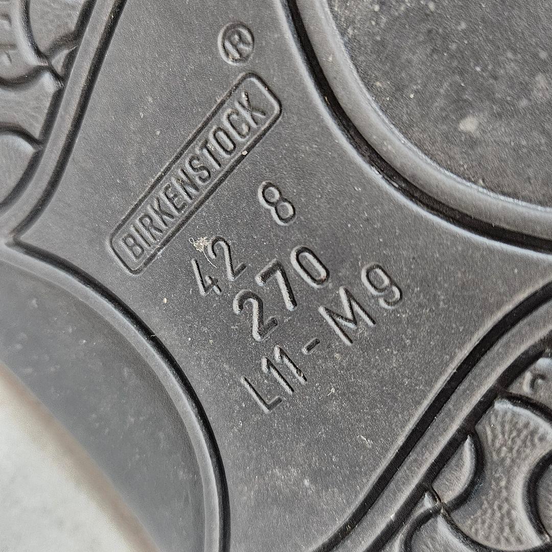 BIRKENSTOCK ビルケンシュトック レザーシューズ 黒 本革 27cm