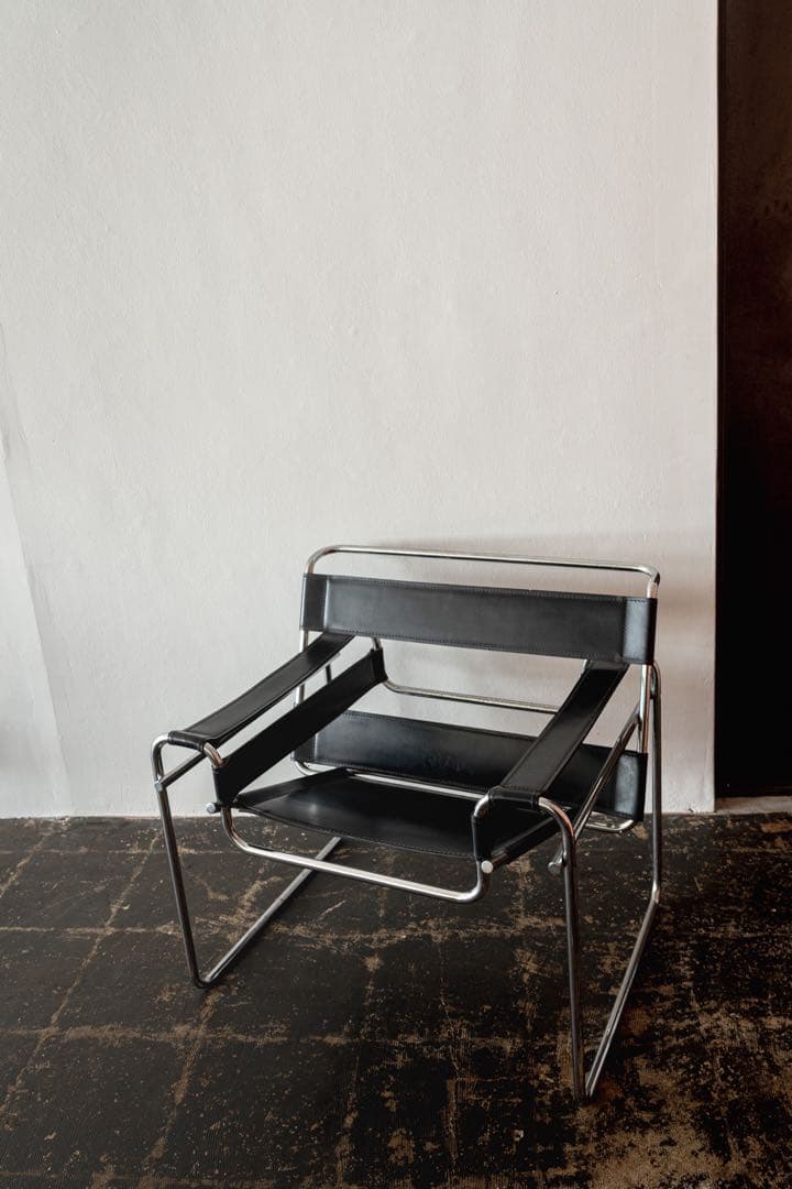 マルセル・ブロイヤー　ワシリーチェア　スチール　椅子