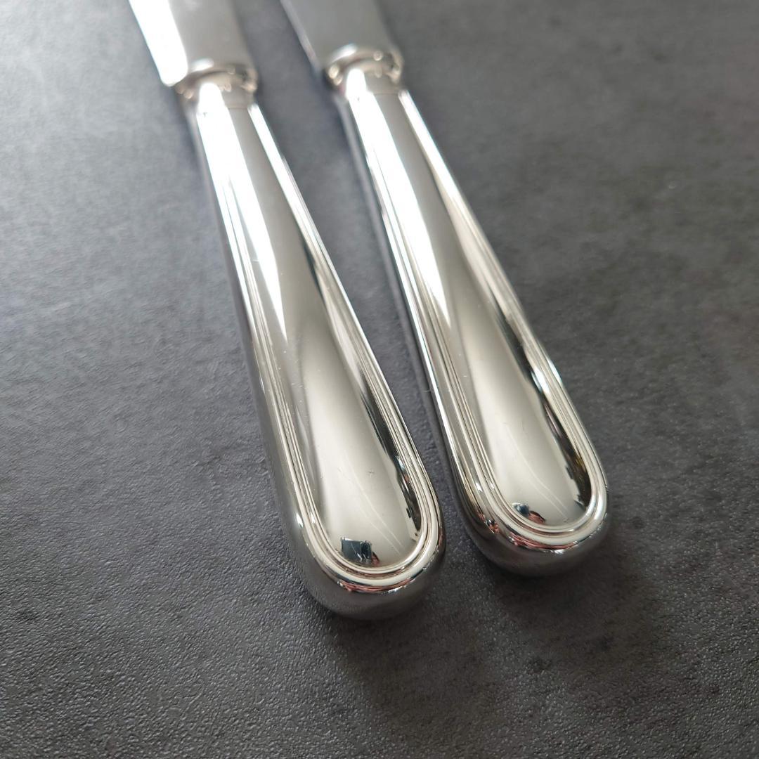 希少 美品 クリストフル アルビ テーブルナイフ 2点