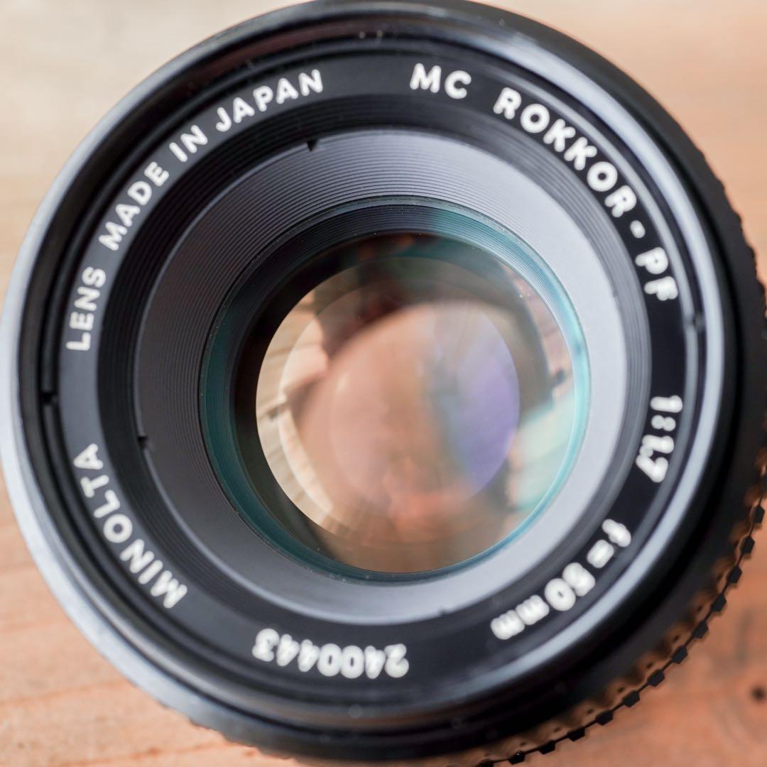 【美品】MINOLTA X-700 MC ROKKOR-PF 50mm/F1.7
