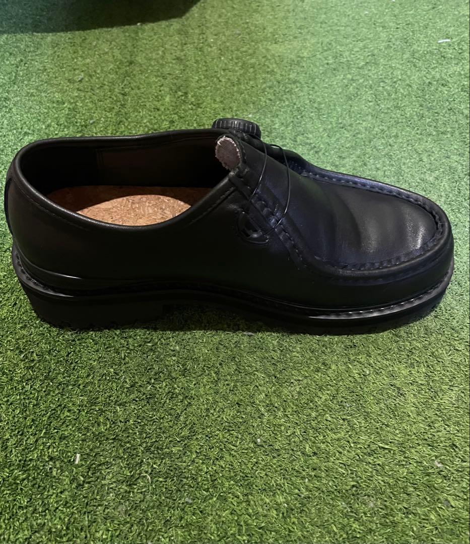PG × Steven Alan KNOCK black leather 41