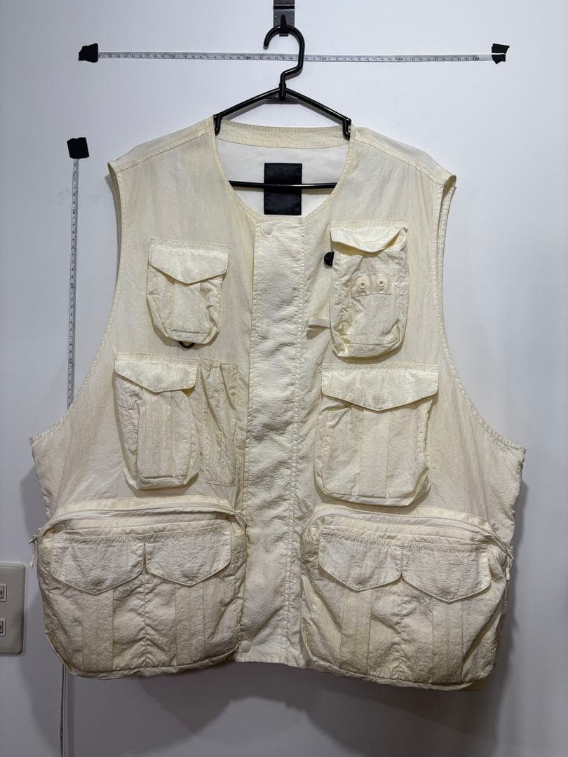 DAIWA pier39 アイボリー 白 フィッシングベスト 6ポケット