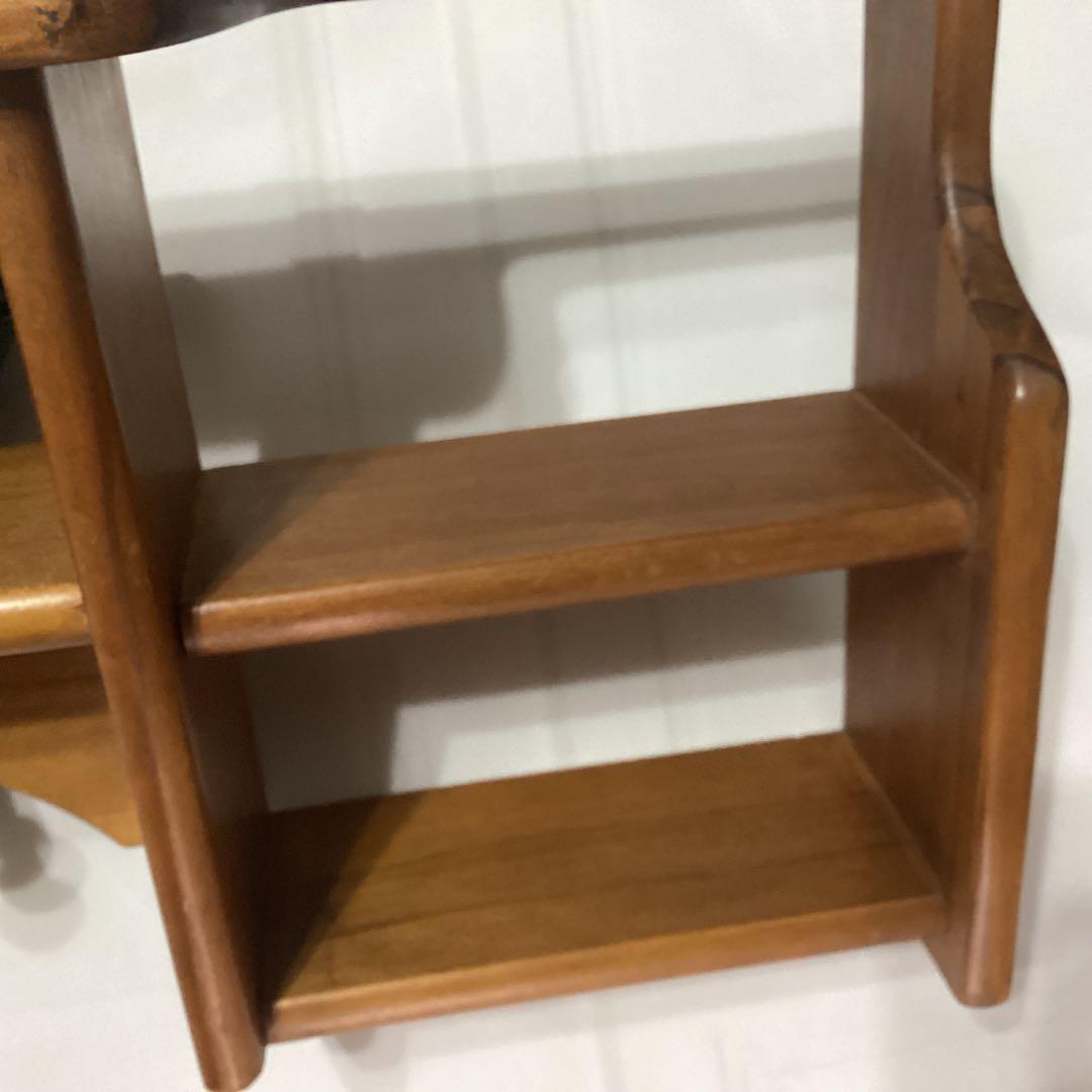 ウッド棚ラック　ウォールシェルフ　ウォールラック　ラックフック付　古屋加江子