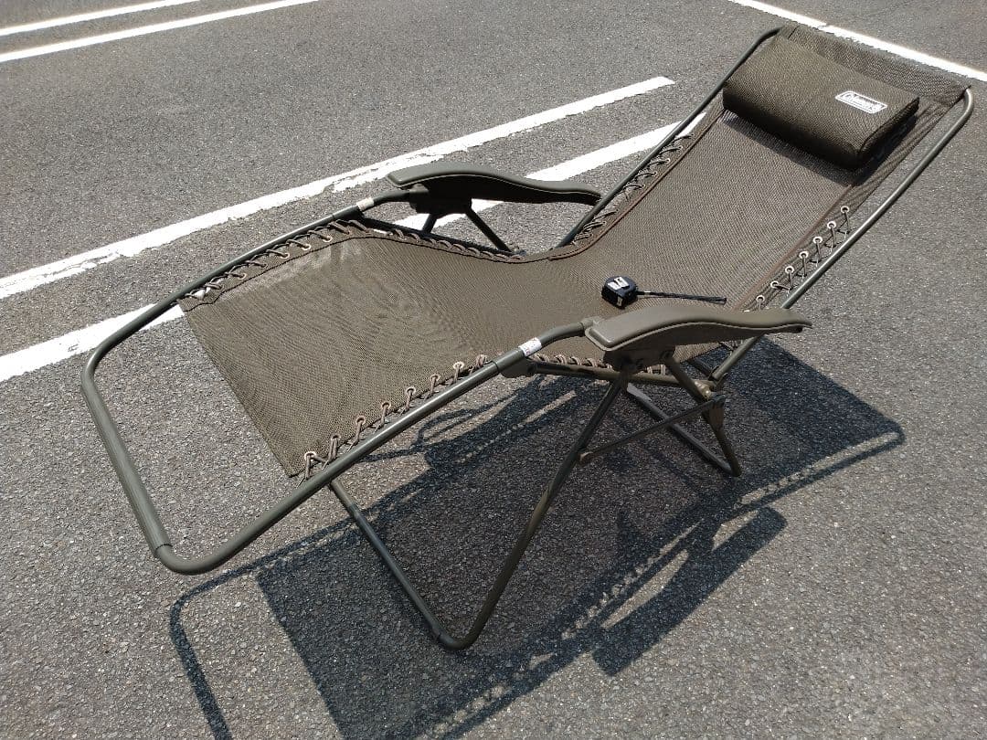 Coleman インフィニティチェア オリーブ 約120cm 美品 現状