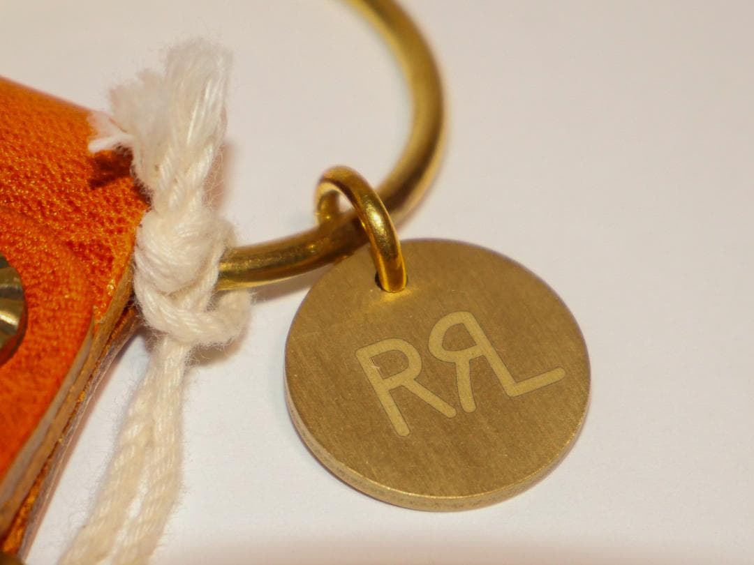 【新品未使用】RRL DOUBLE RL ダブルアールエル レザーキーホルダー