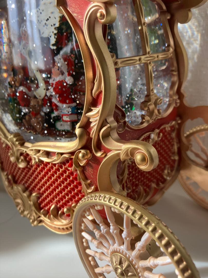 スノードーム　クリスマス　オルゴール　カボチャの馬車