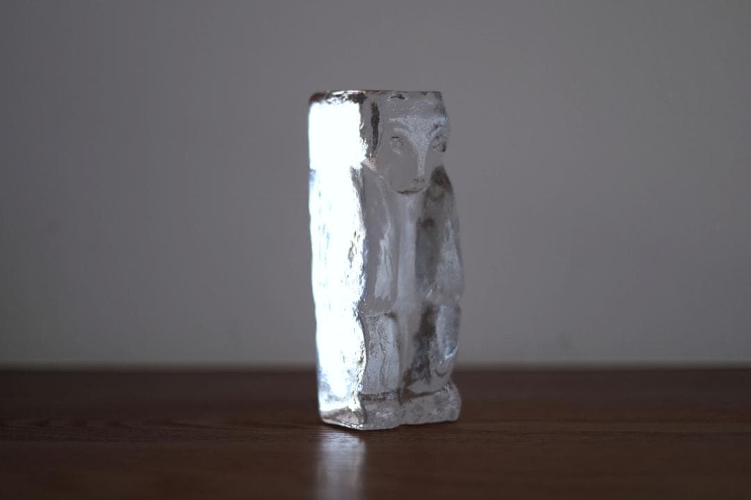 Erik Hoglund エリックホグラン ガラスオブジェ 熊 76332