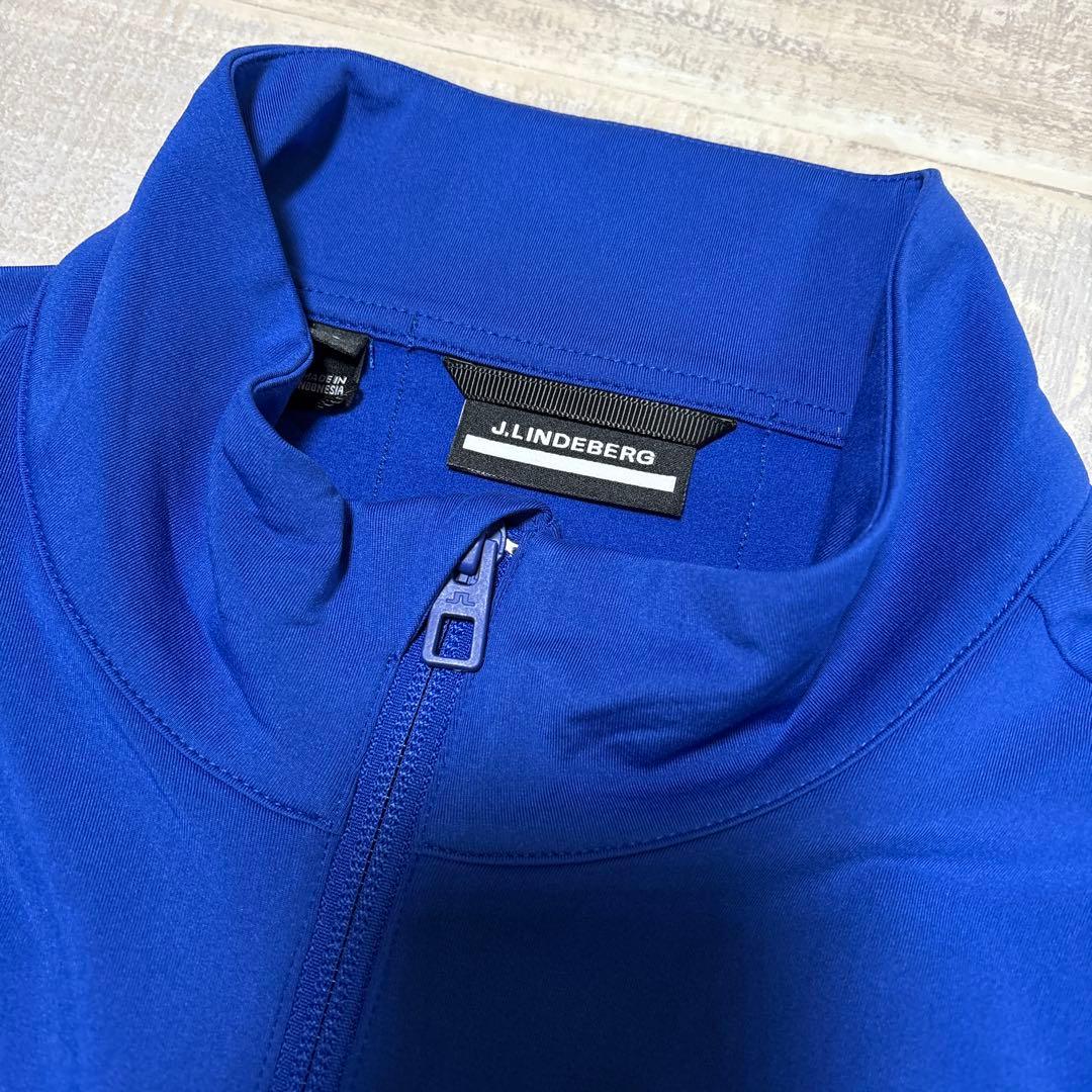 J.リンドバーグ★吸水速乾★ビッグロゴ★ストレッチハーフジップ【メンズサイズL】